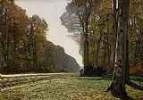 Claude Monet Famous Paintings - Le Pave de Chailly